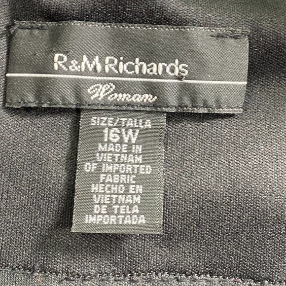 📌R & M Richards The Little Black Dress w/ Lace - Picture 14 of 15